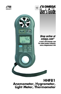 Thumbnail of document Manual - HHF81 4-IN-1 Air Velocity/Humidity/Light/Temperature Meter